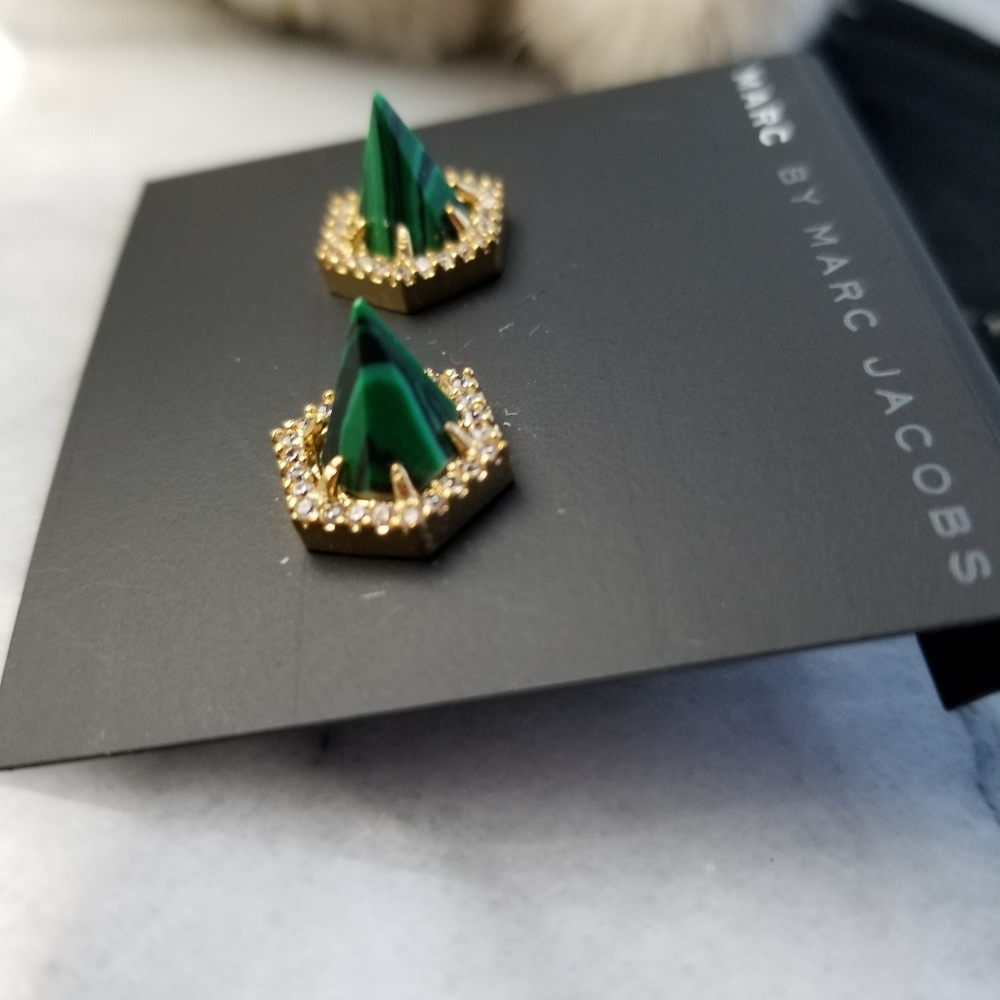 Marc Jacobs Green/Gold Earrings - Picture 4 of 5